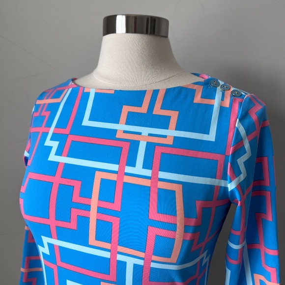 J.McLaughlin Catalina Cloth Wavesong Top Size Small - Picture 8 of 15